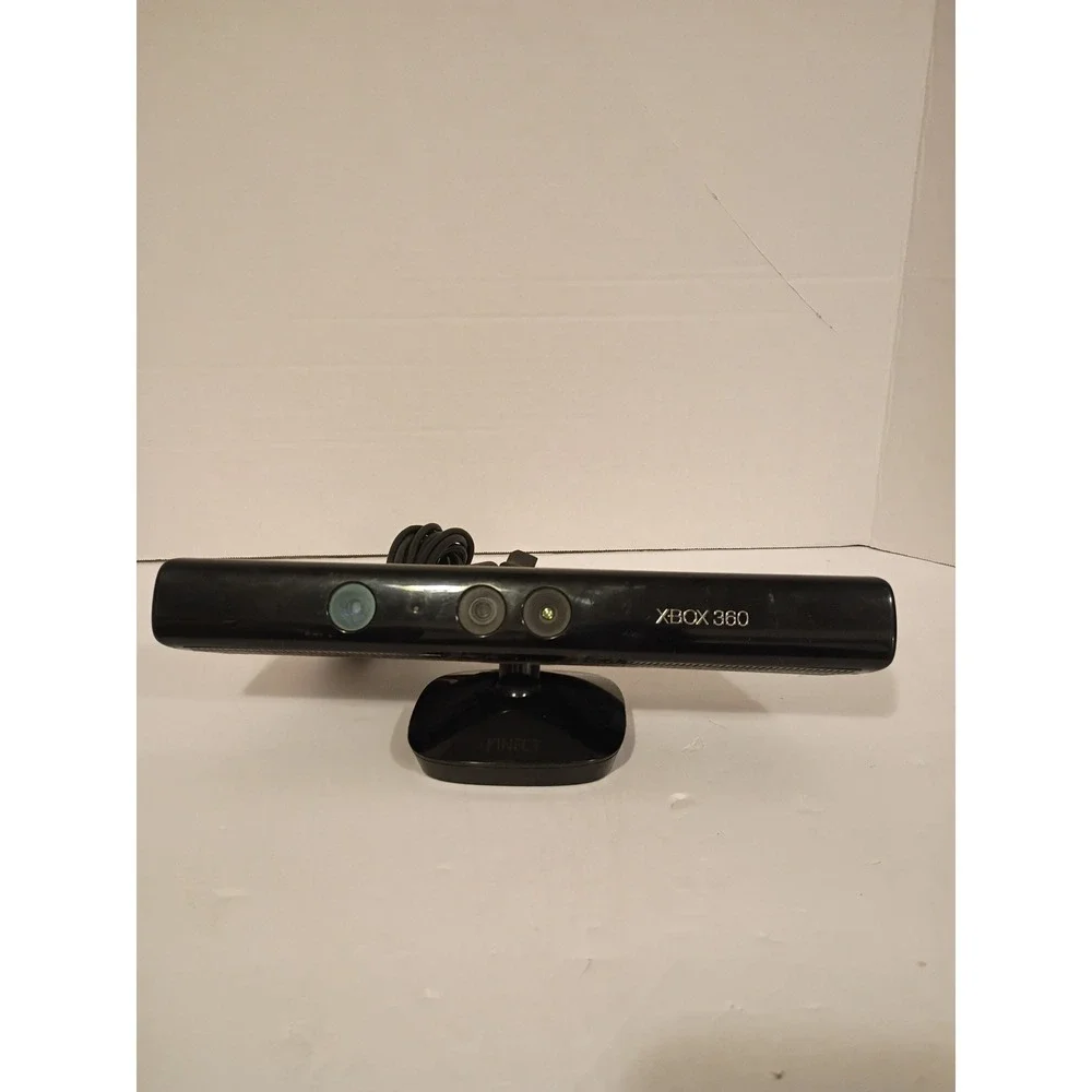 Microsoft Xbox 360 Kinect Sensor Bar Model 1414 Black Motion Camera untested